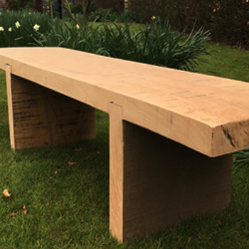 oak bench - greenwood direct